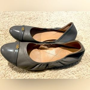 Used Coke Haan leather ballet flats